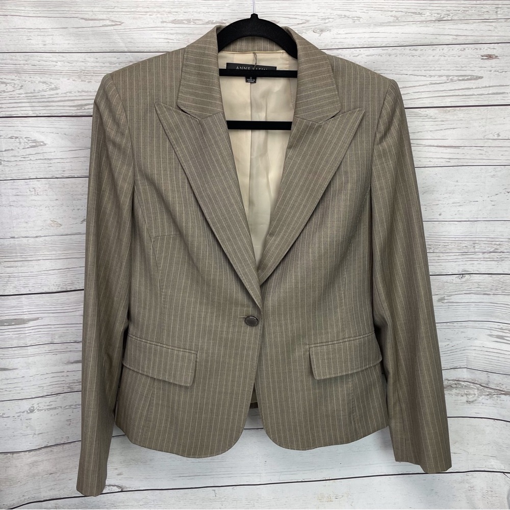Anne Klein Lined Blazer Jacket Coat sz 8